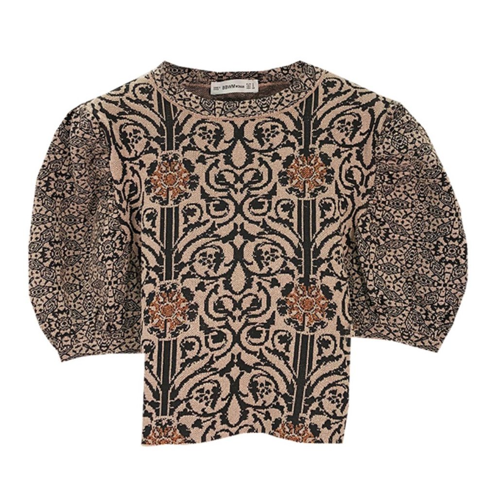 Short style sweater T-shirt woman